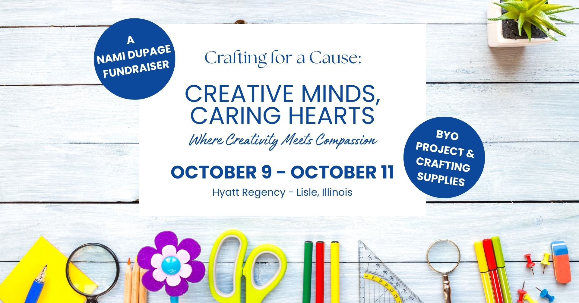 NAMI DuPage Facebook ad: Crafting for a Cause