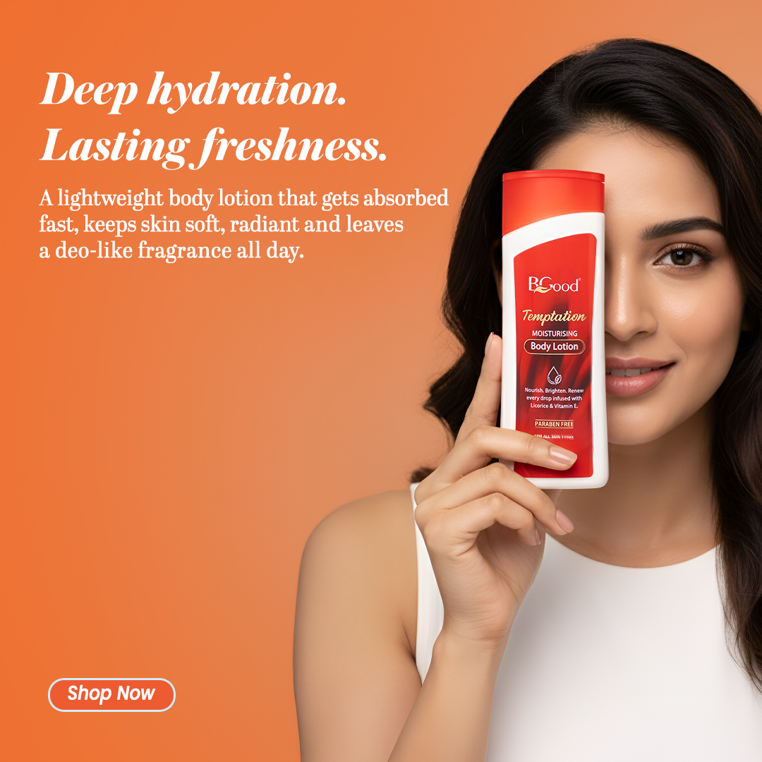 Bgood India Facebook ad: Indulge your skin in deep hydration with BGood…