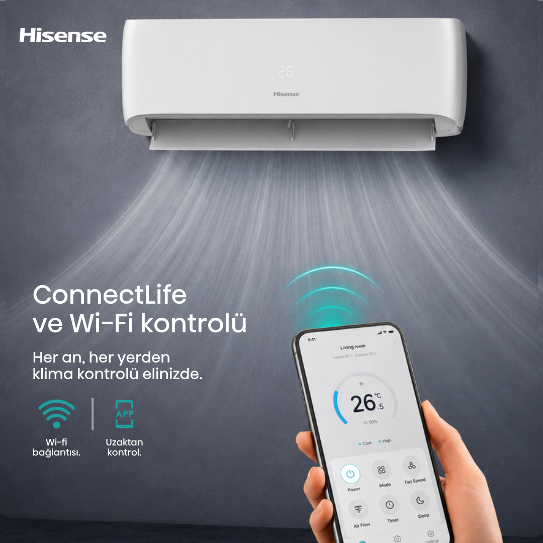 Hisense Türkiye Facebook ad: Hi-Smart ile Bağlantıda Kalın