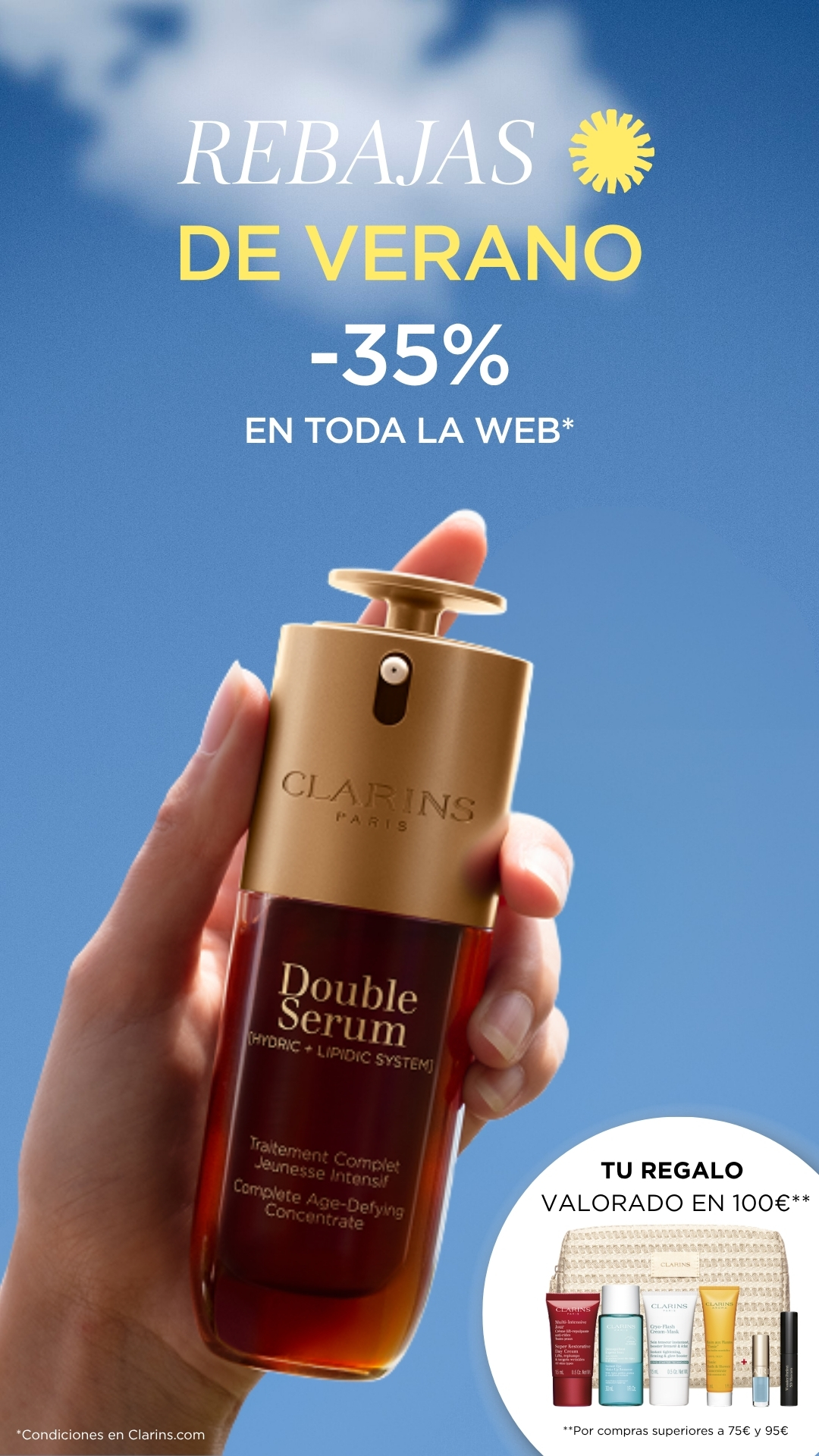 Clarins Facebook ad