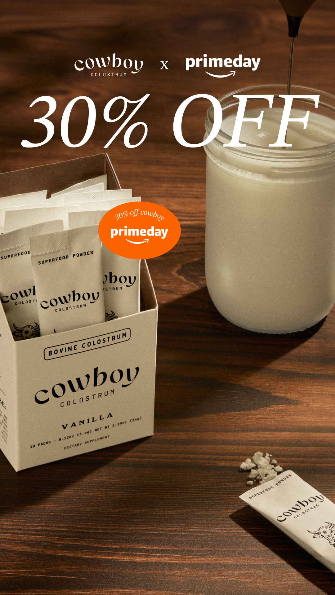 Cowboy Colostrum Facebook ad
