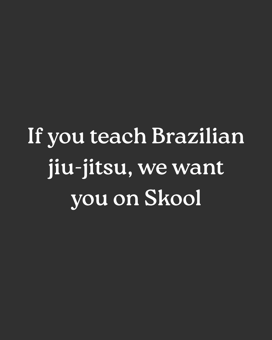 Skool Facebook ad
