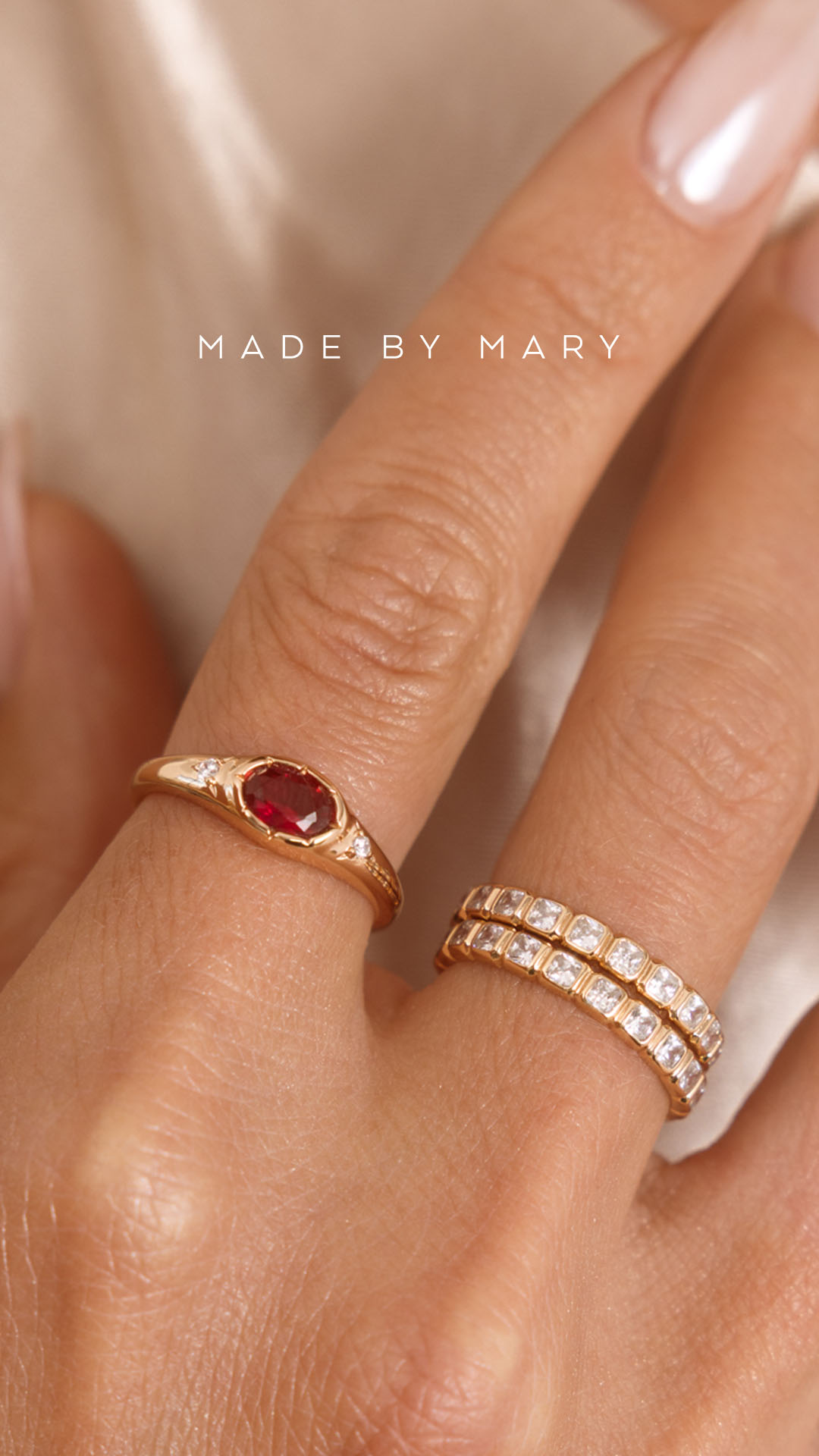 Made by Mary Facebook ad: Build Your Ring Stack