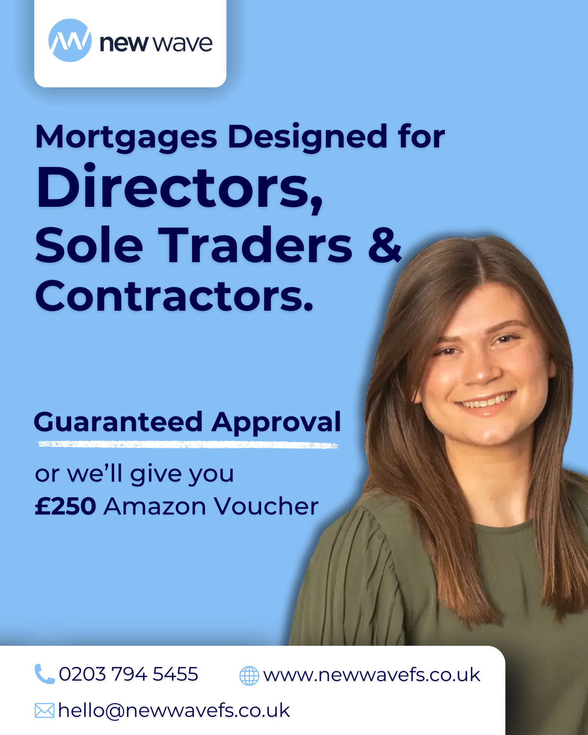 New Wave Financial Services Facebook ad from Feb 24, 2026