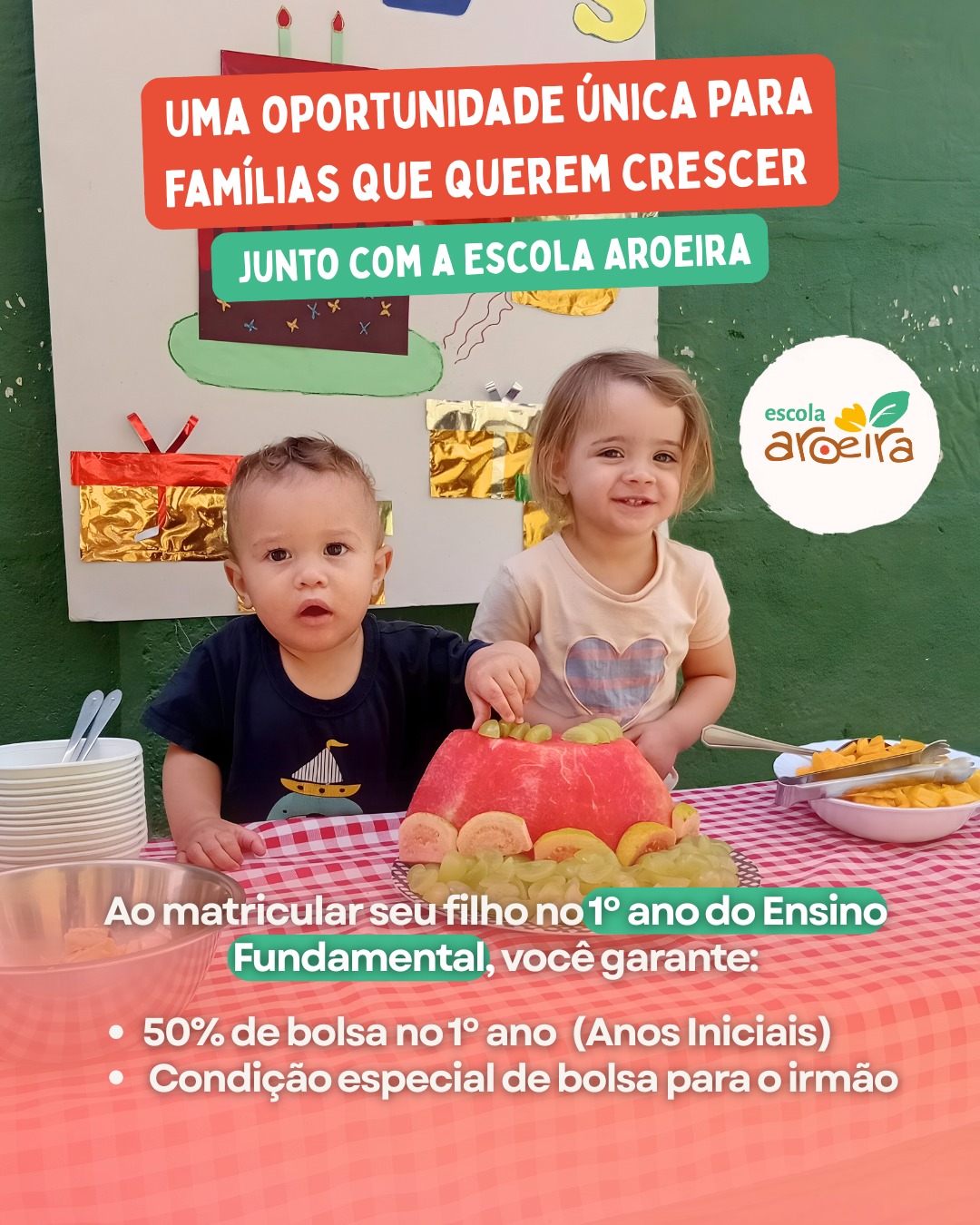 Escola Aroeira Facebook ad