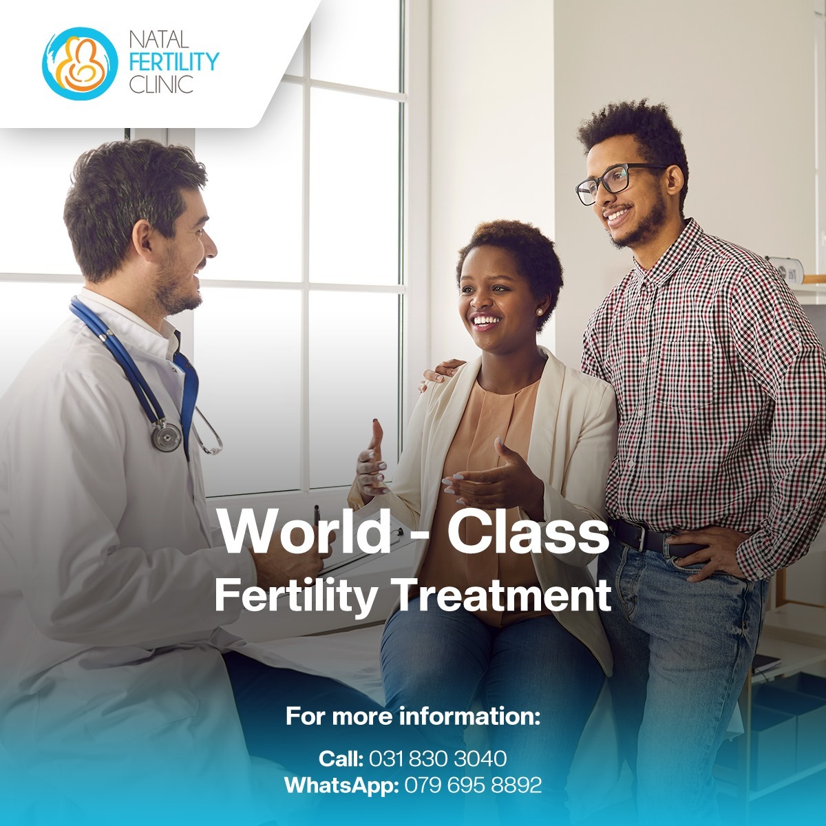 Natal Fertility Clinic Facebook ad: When the road to parenthood seems challenging, IVF…