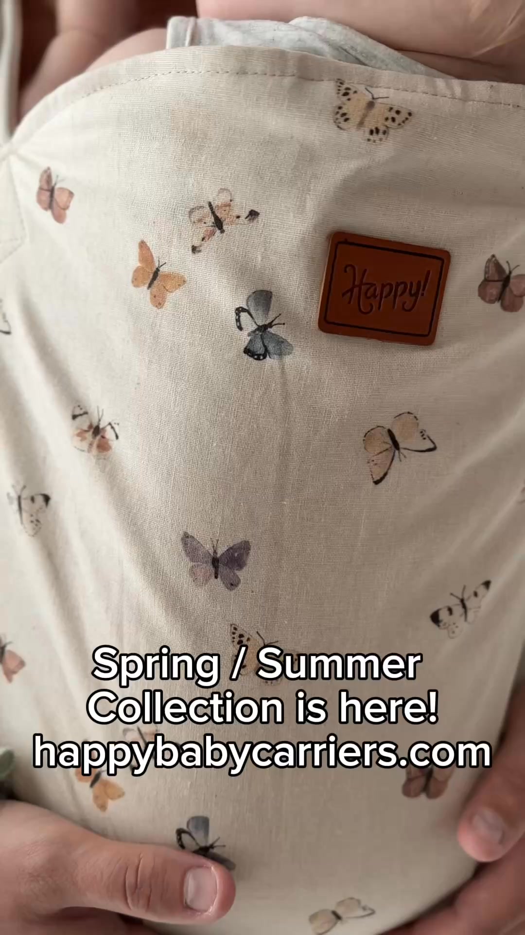 Happy Baby Facebook ad: New spring colors, shop the Happy Baby Original