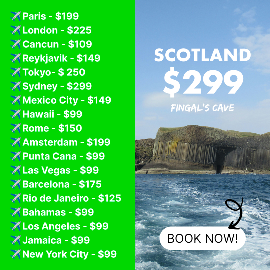 RatePunk Travel Deals Facebook ad