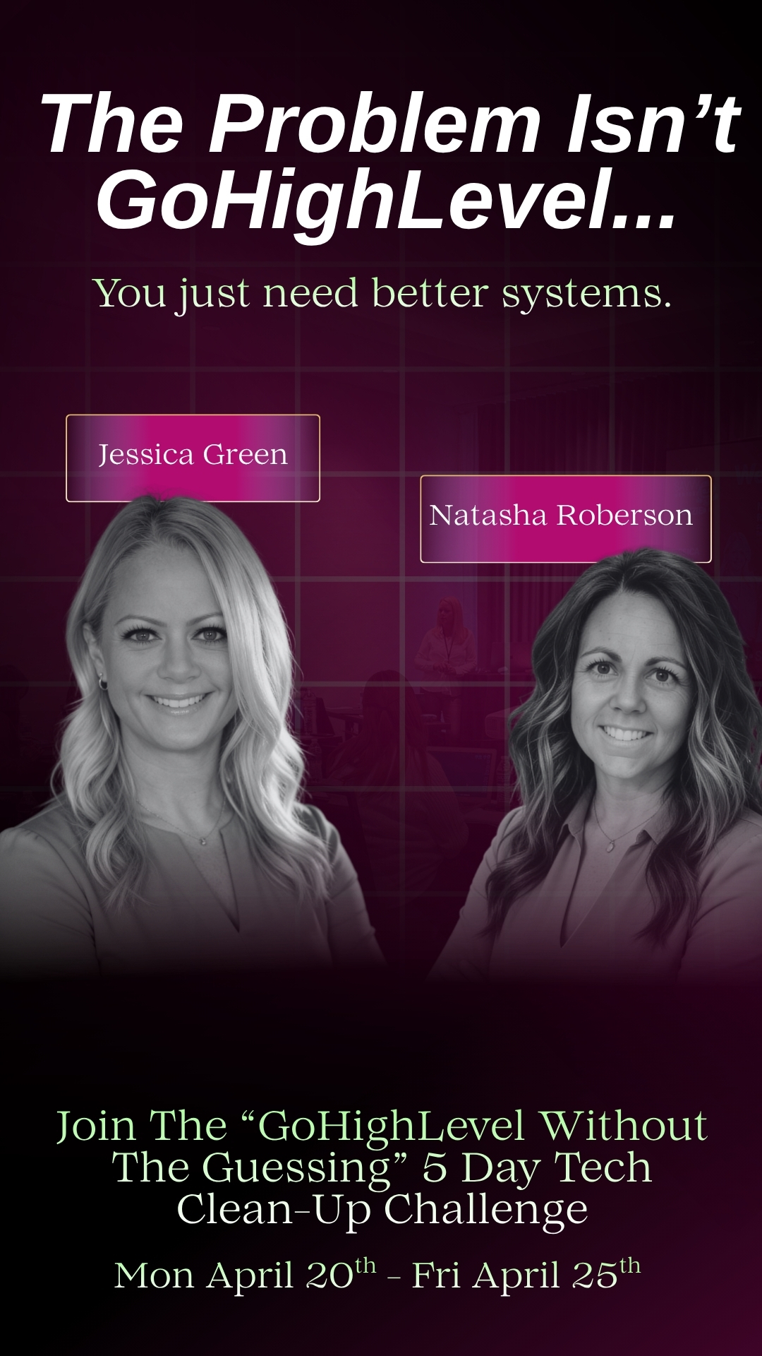 Tech-Savvy Mentors  Jessica & Natasha Facebook ad