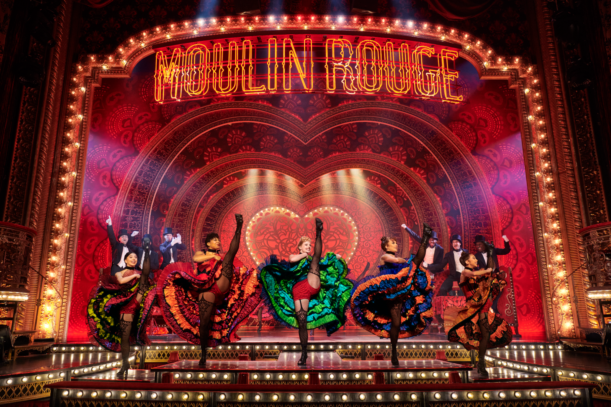 London Theatre Direct Facebook ad: Explore the vibrant world of Moulin Rouge …