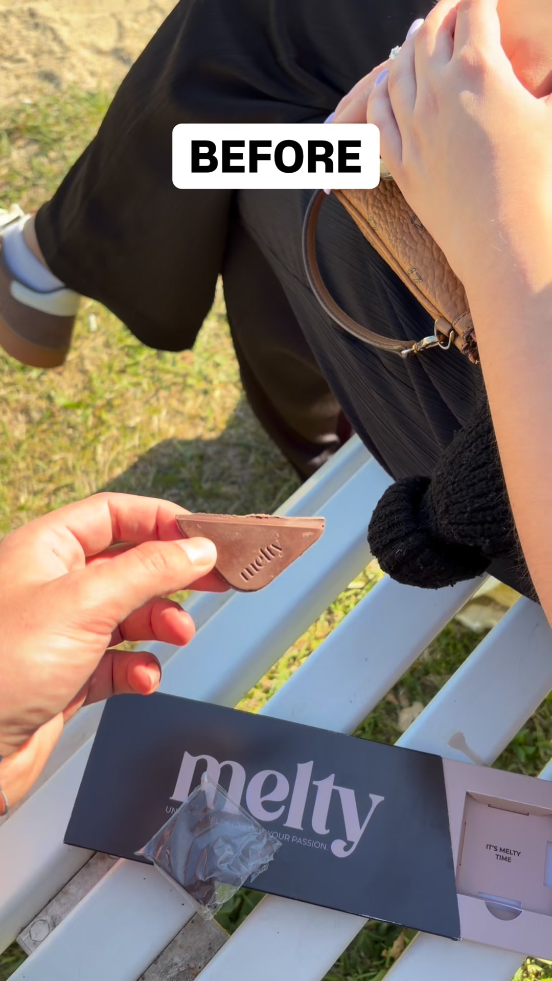 Try Melty Facebook ad: Aphrodisiac Couple Chocolate