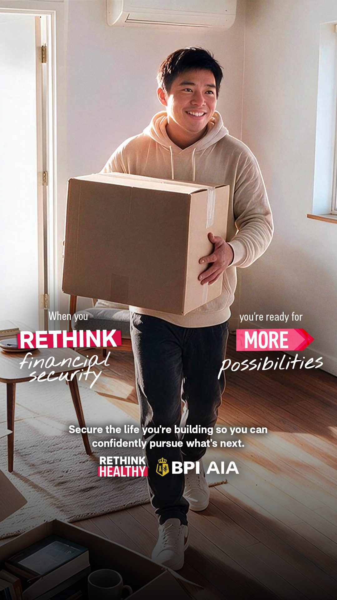 BPI AIA Life Assurance Corp. Facebook ad: Rethink Healthy with BPI AIA