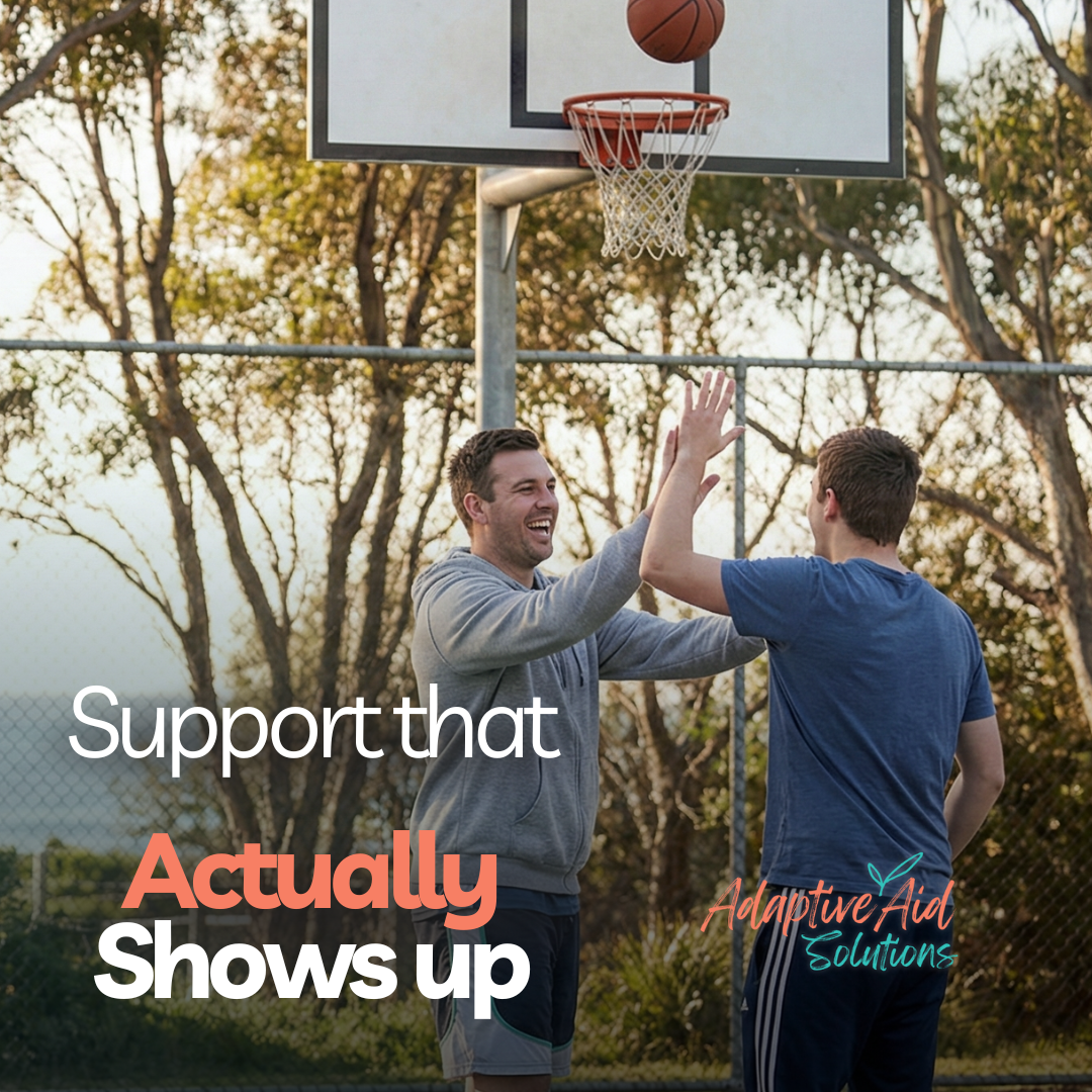 Adaptive Aid Solutions Facebook ad: NDIS support for families - NSW
