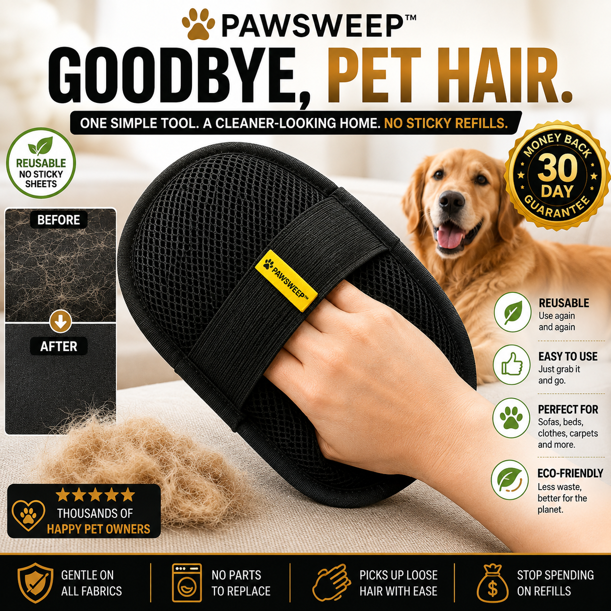 Conecta Soluções Facebook ad: Goodbye, Pet Hair.