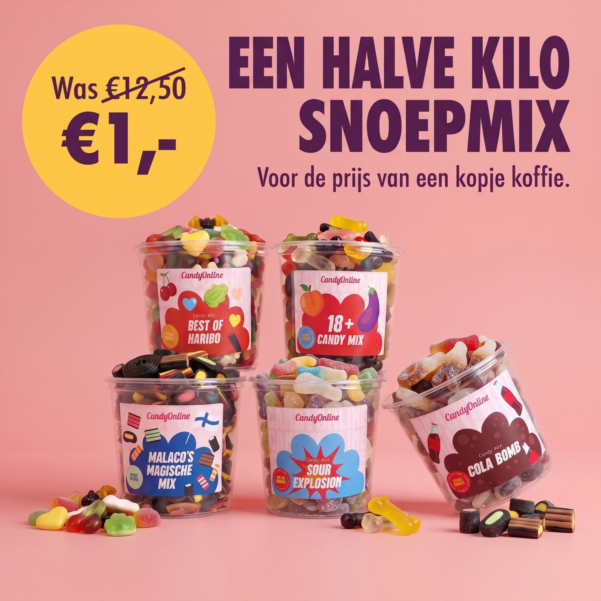 candyonline.nl - snoep Facebook ad