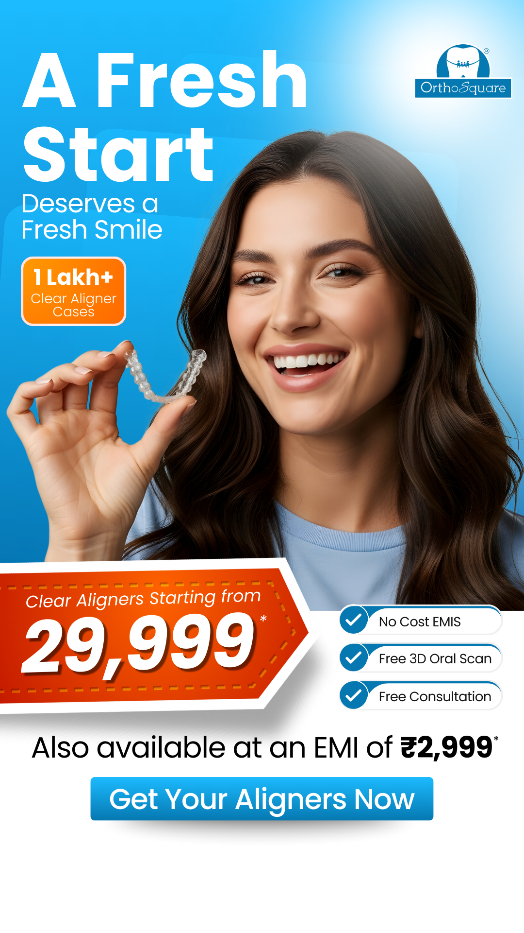 Orthosquare Facebook ad from Jul 18, 2026