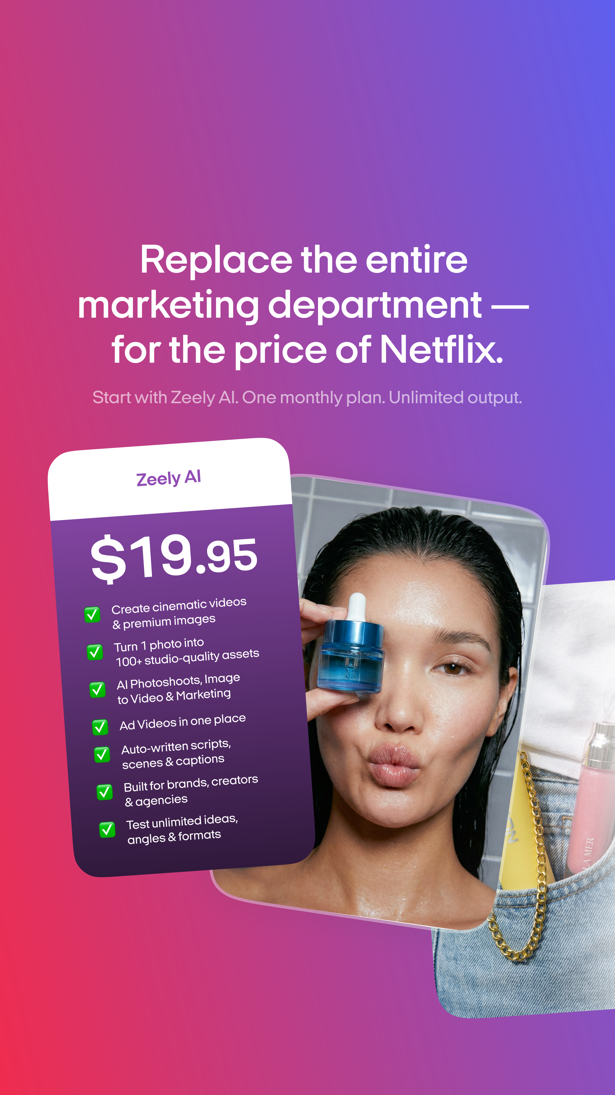 Zeely Facebook ad