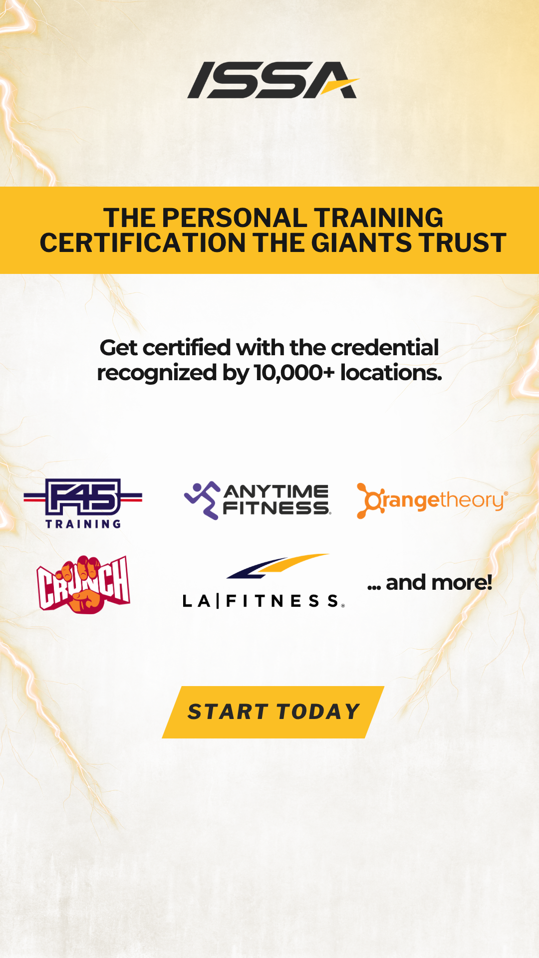 ISSA (International Sports Sciences Association) Facebook ad