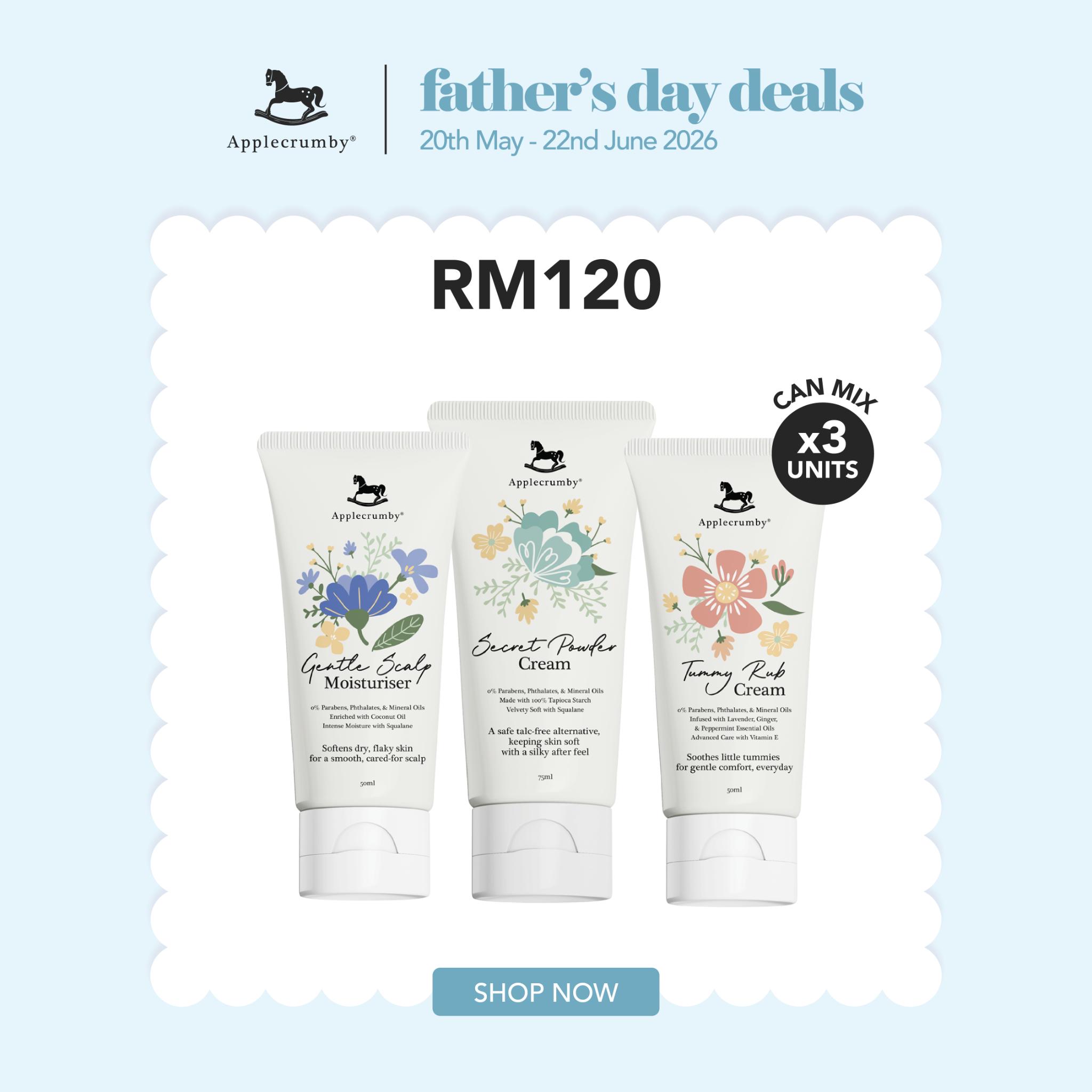 Applecrumby Facebook ad