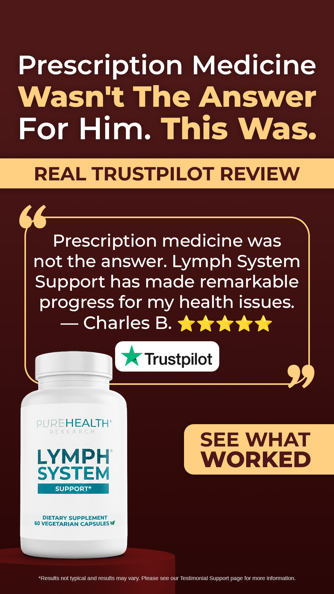 PureHealth Research Facebook ad