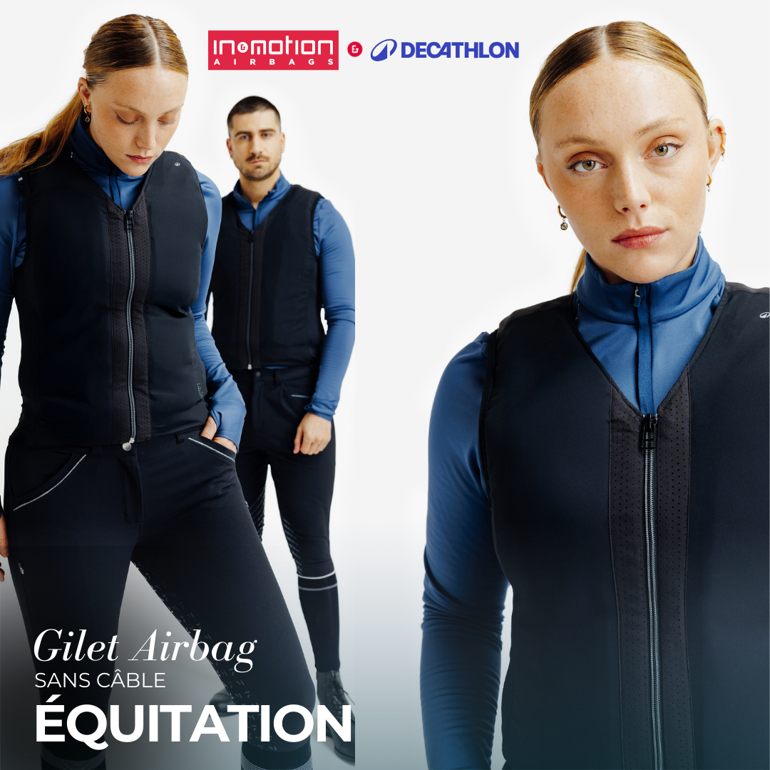 In&motion Facebook ad: Airbag Equitation sans câble