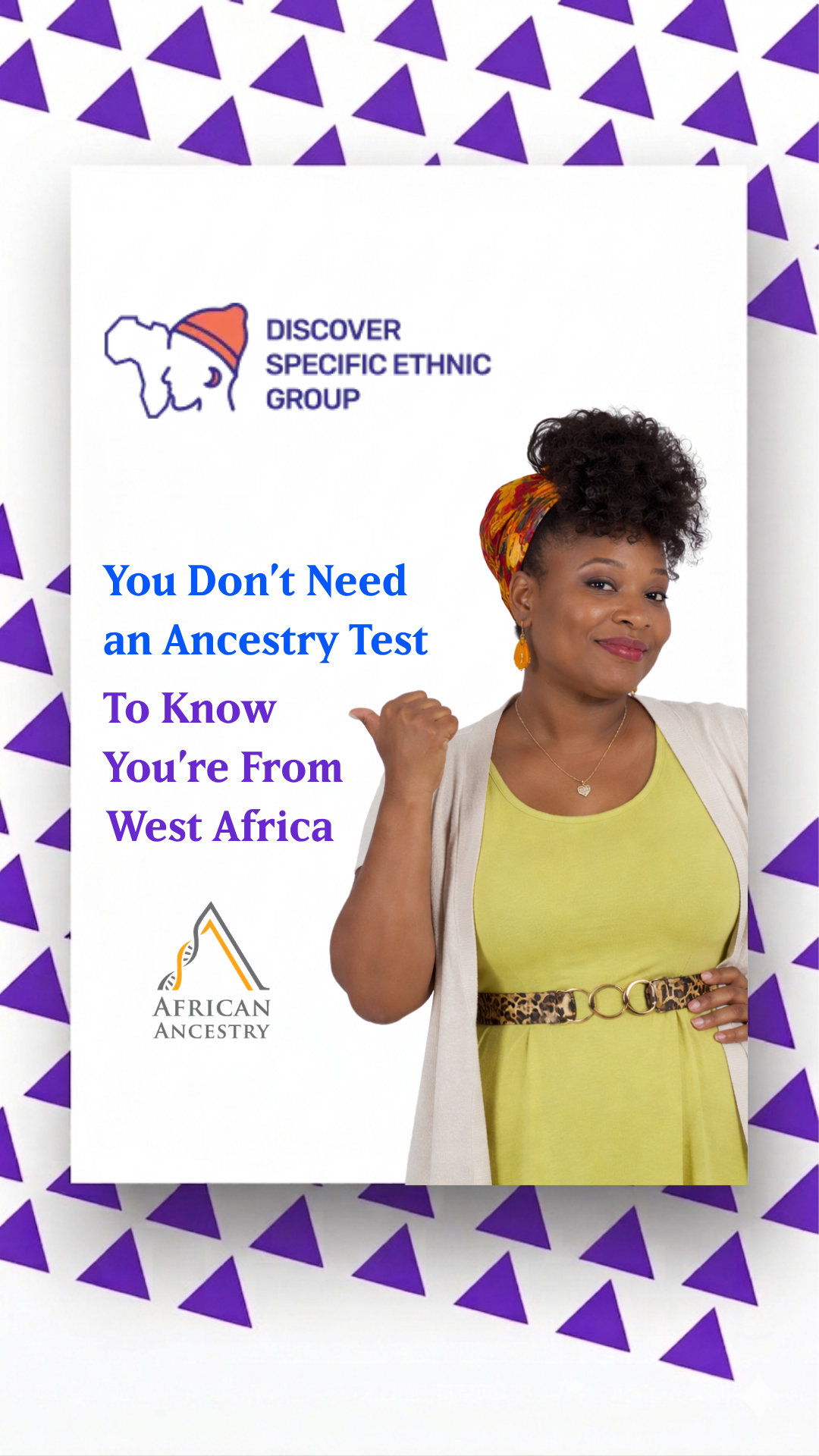 African Ancestry Facebook ad