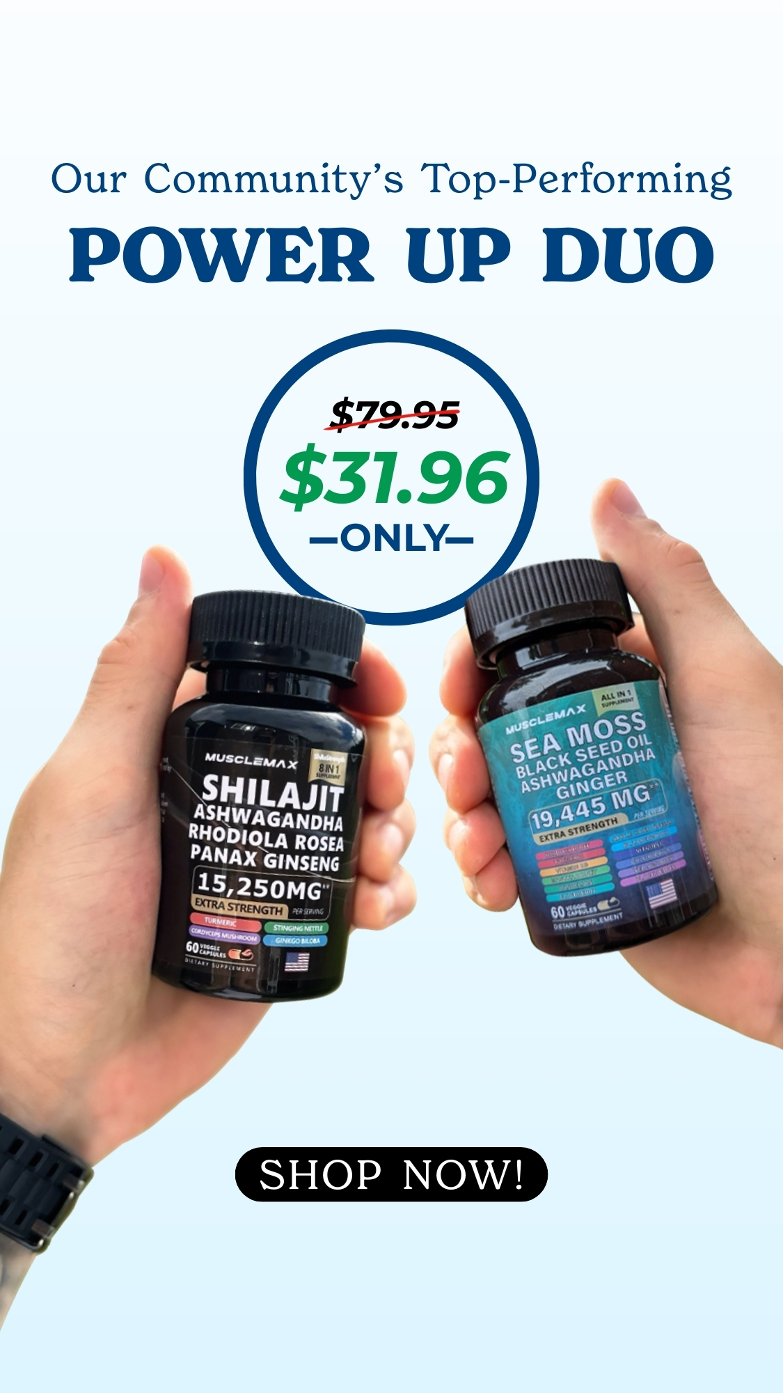 MuscleMax Nutrition Facebook ad