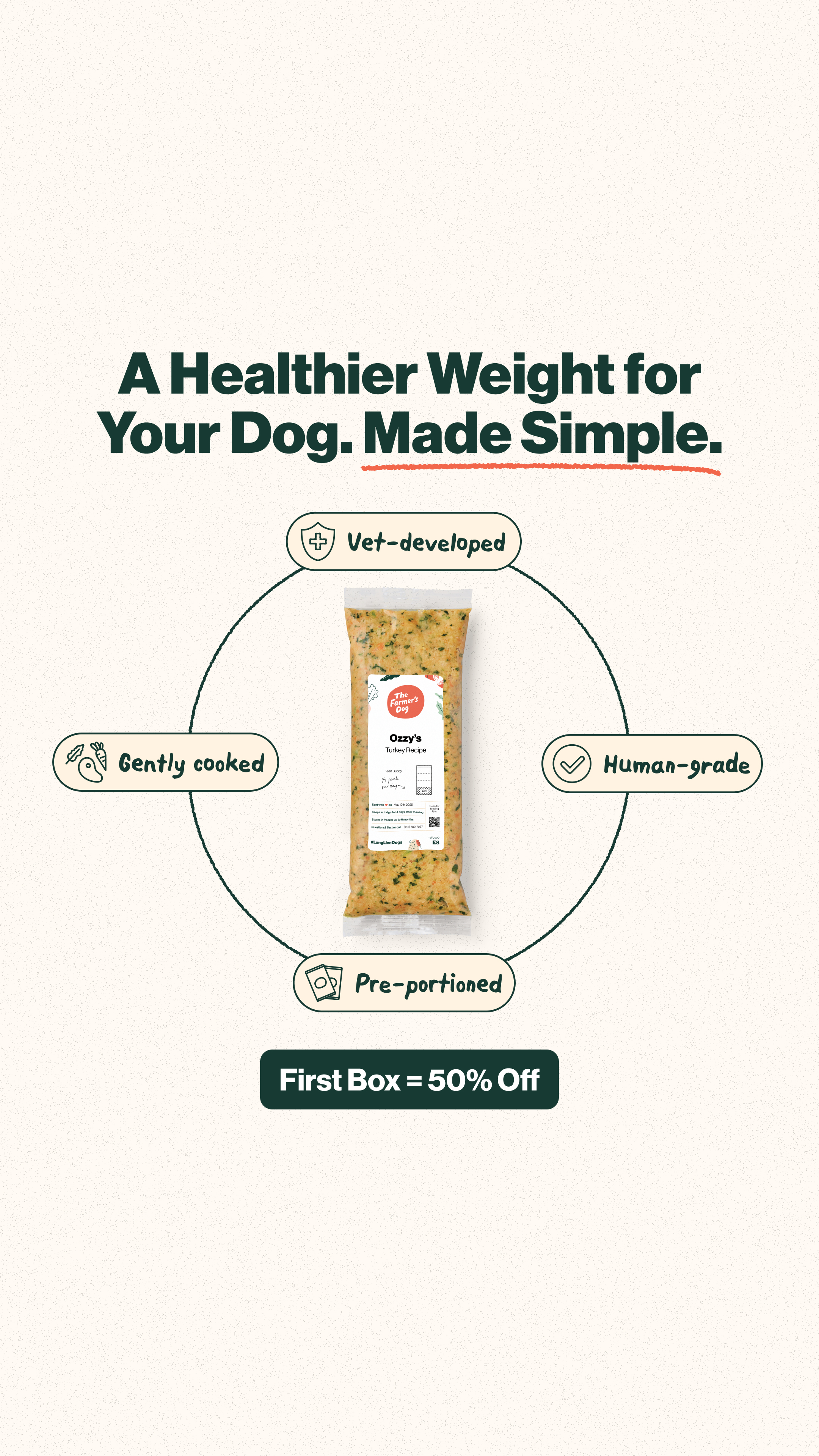 The Farmer's Dog Facebook ad