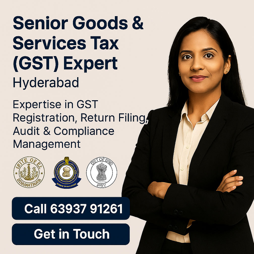 FinacBooks Facebook ad: Get GST Registered in Hyderabad Today!