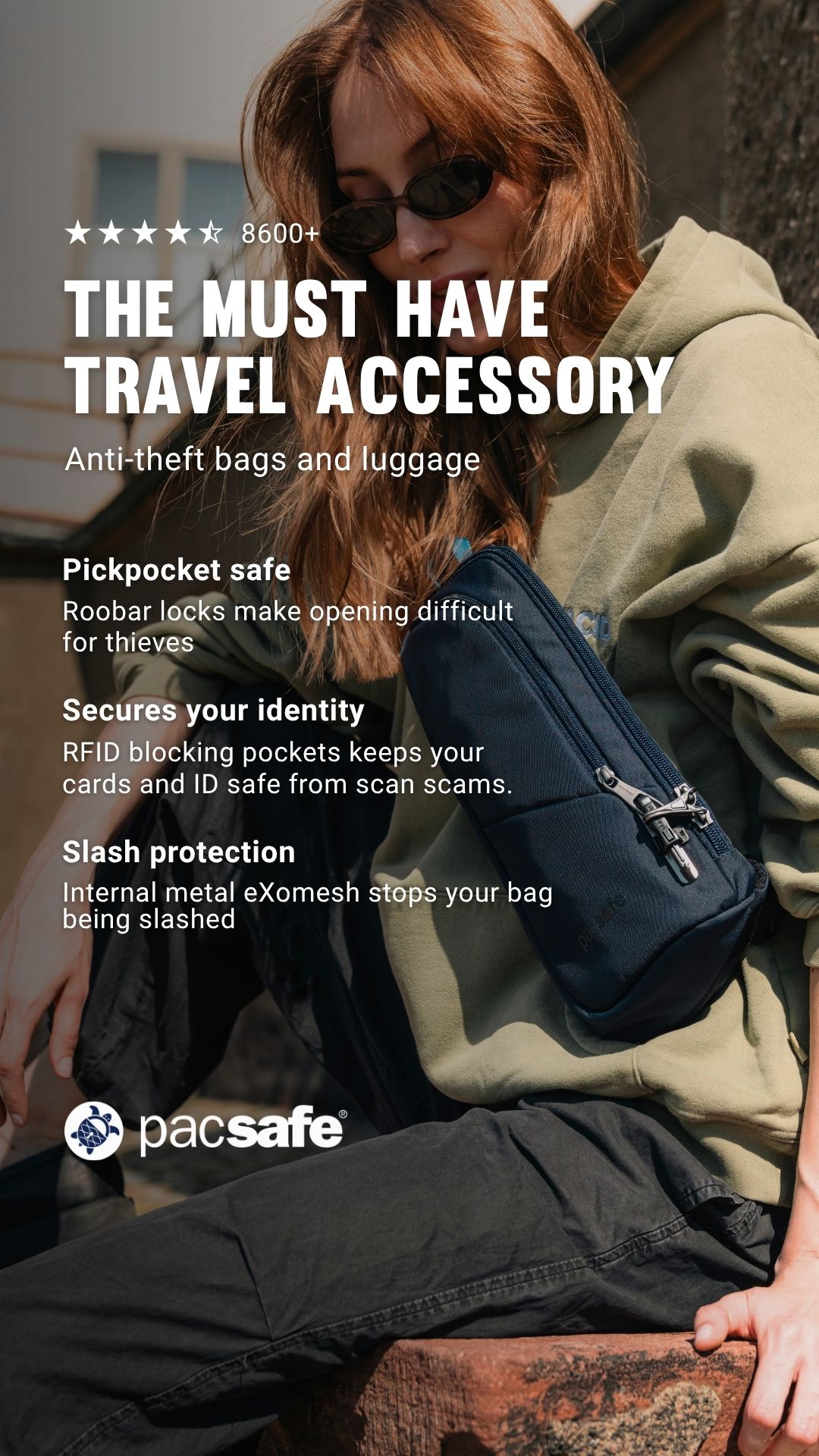 Pacsafe Facebook ad