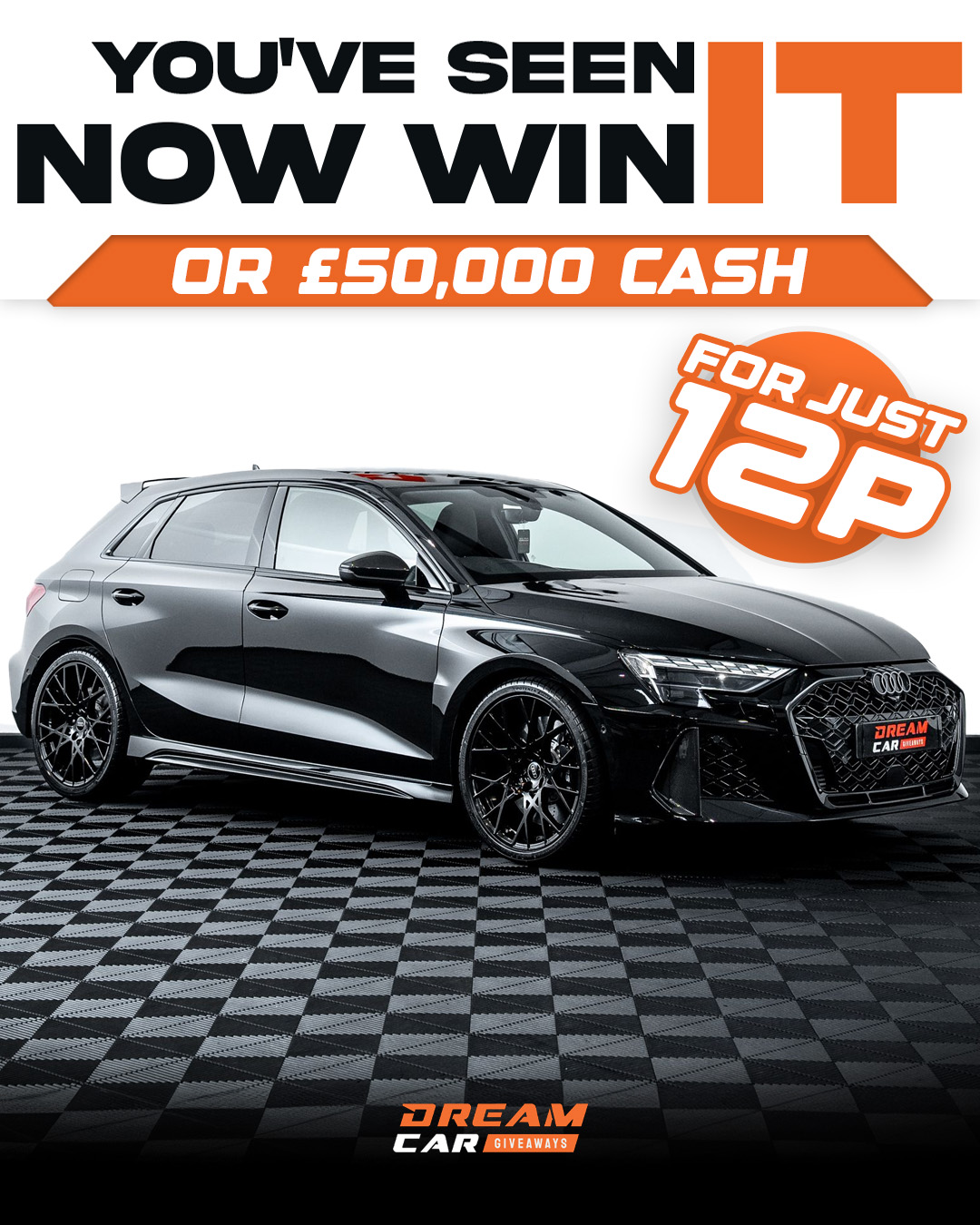 Dream Car Giveaways Facebook ad