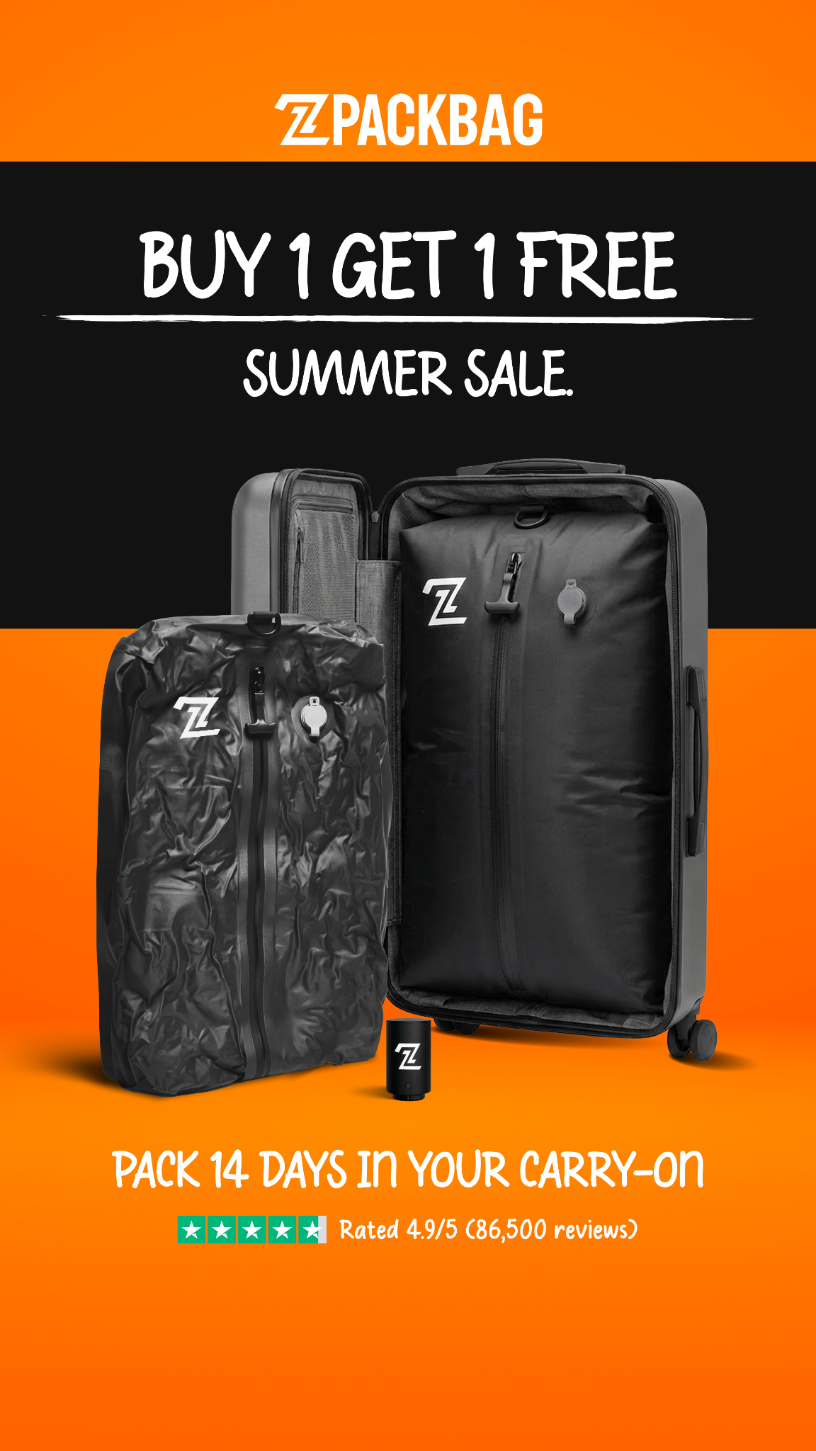 2packbag Facebook ad