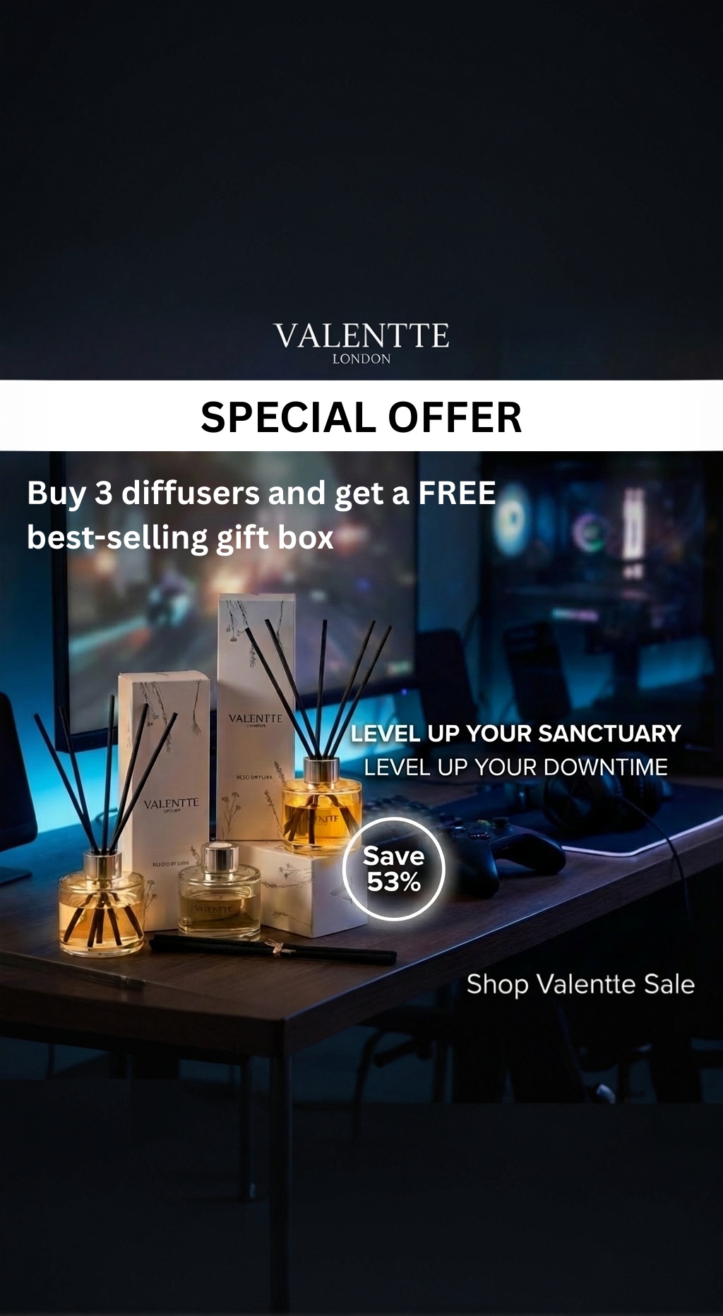 Valentte Facebook ad