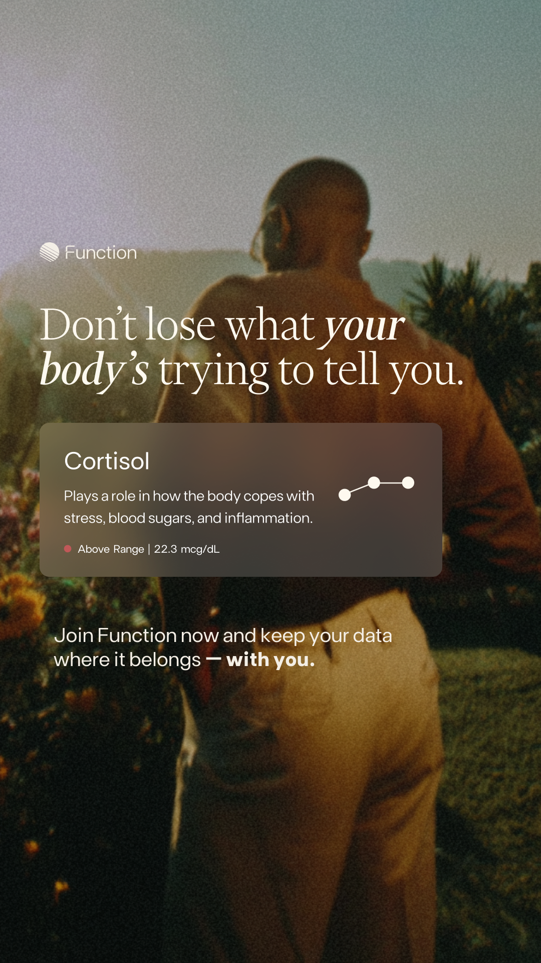 Function Health Facebook ad