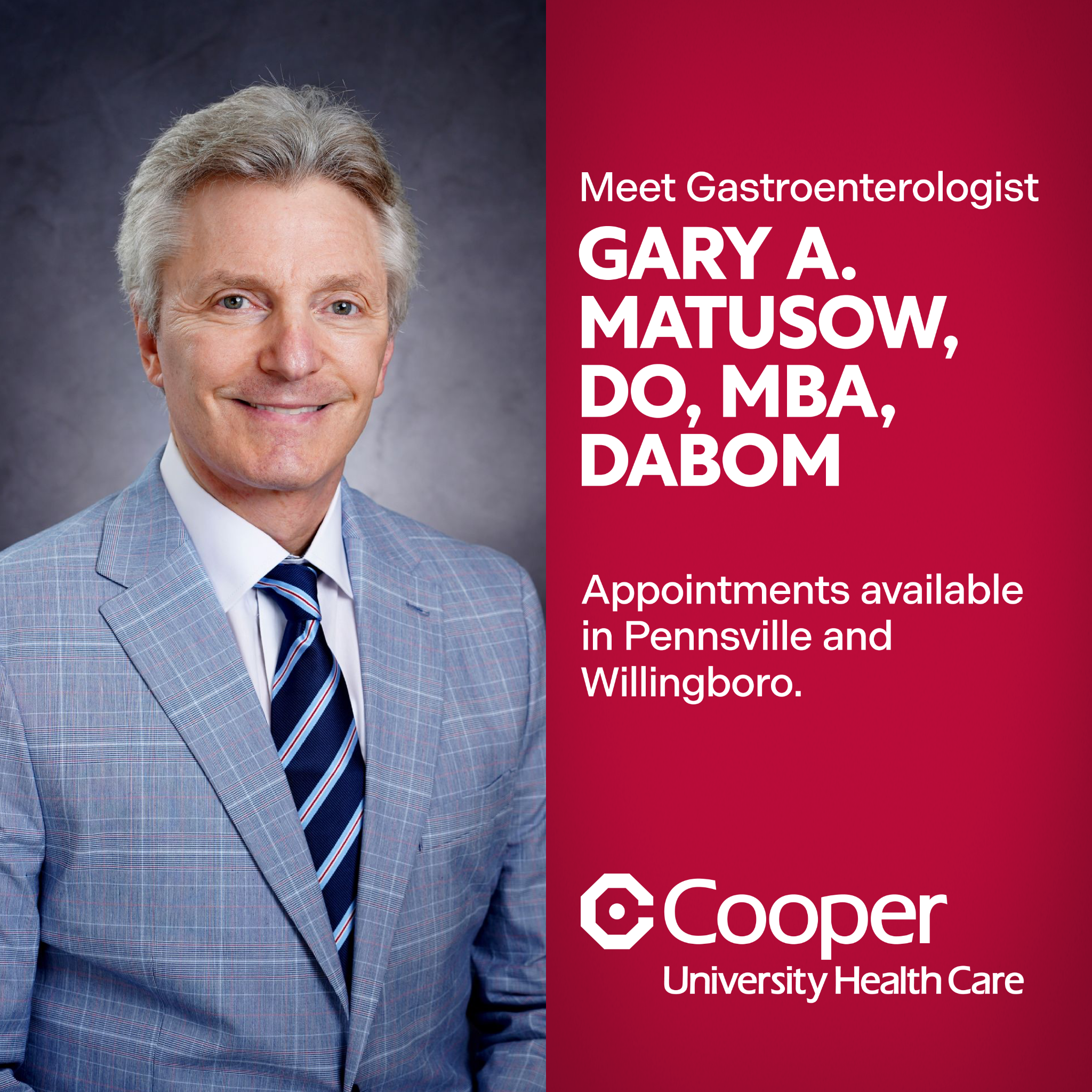 Cooper University Health Care Facebook ad from Jan 14, 2026