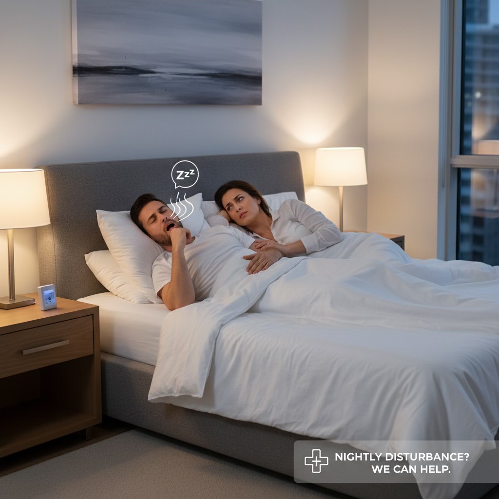 Cosmic Sleep Clinic Facebook ad: The Snoring Solution