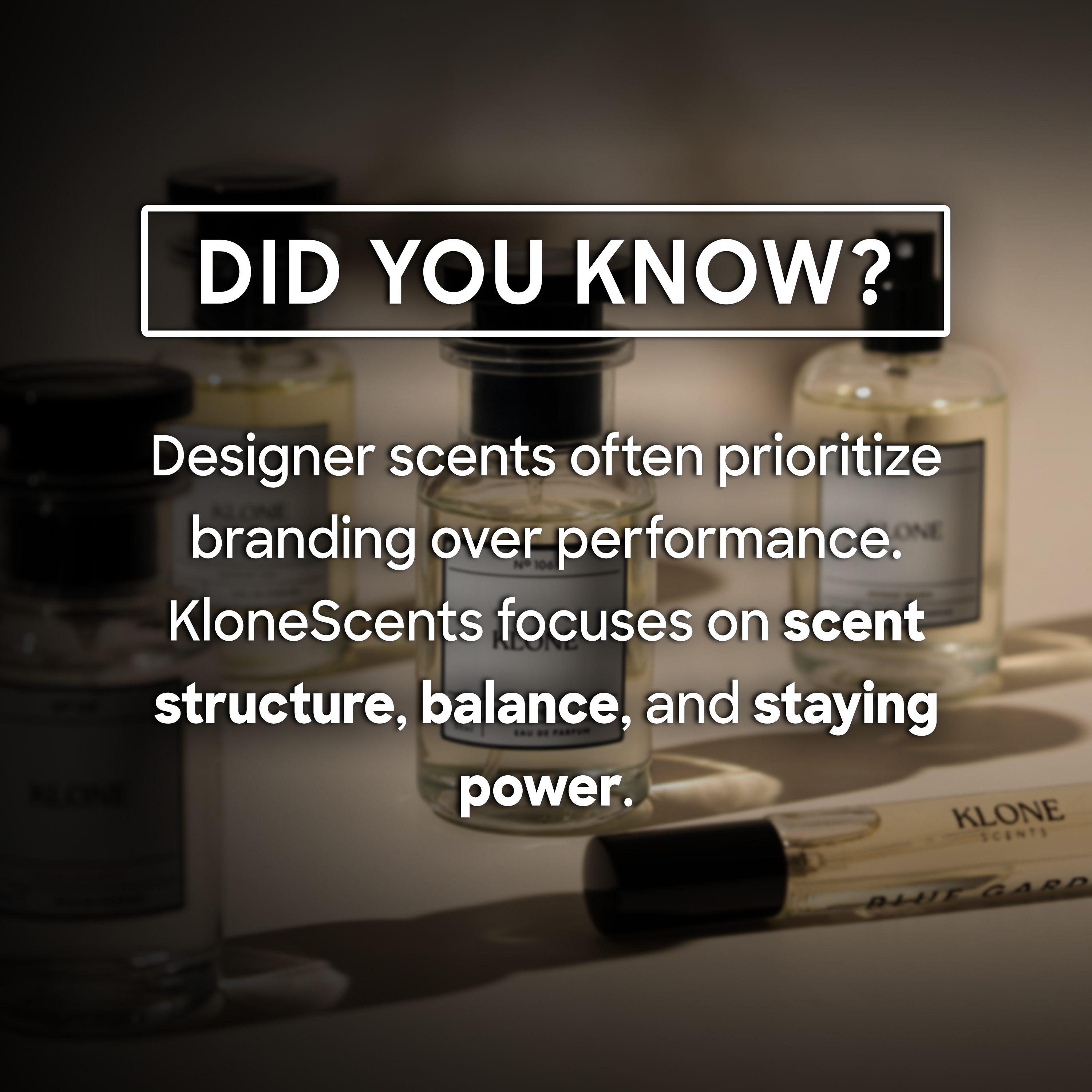 Klone Scents Facebook ad