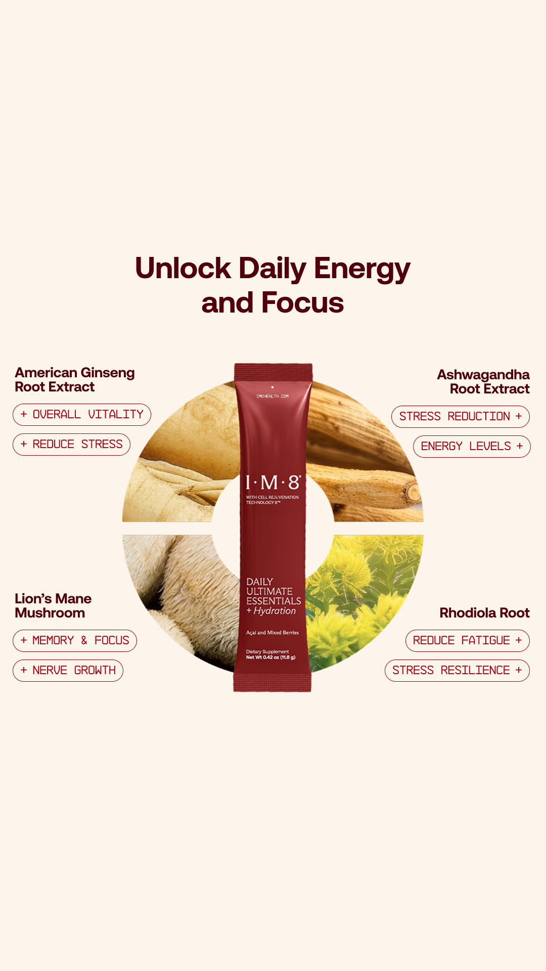 IM8 Health Facebook ad