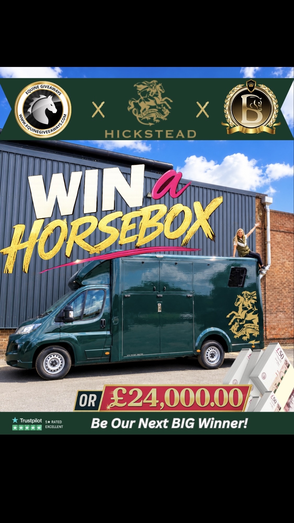 Equine Giveaways UK Facebook ad