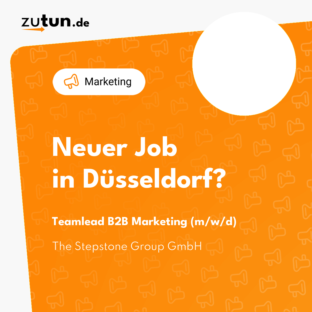 zutun.de West Marketing Jobs Facebook ad: Neuer Job! Für dich oder deine Freunde?
