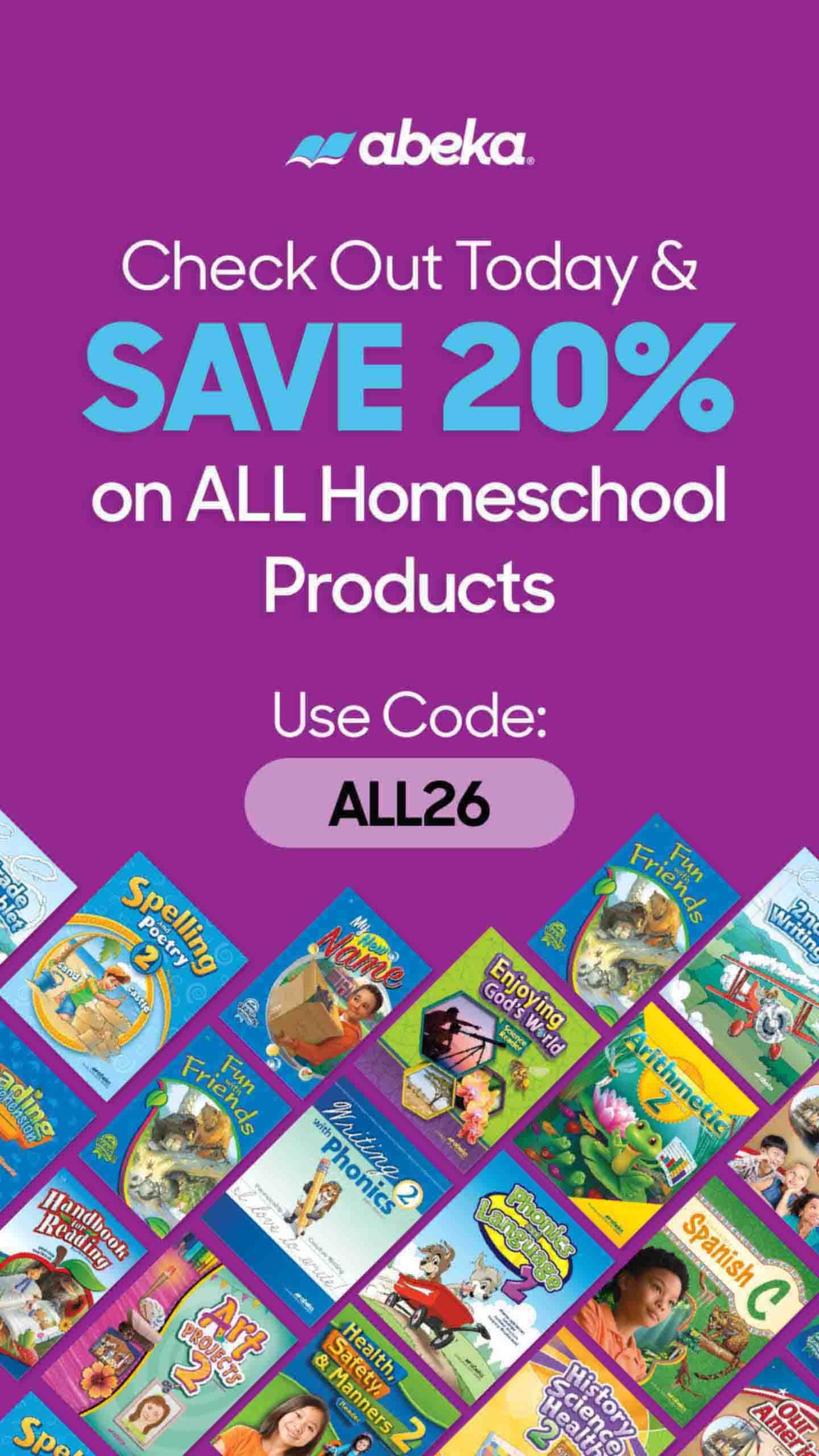 Abeka Homeschool Facebook ad