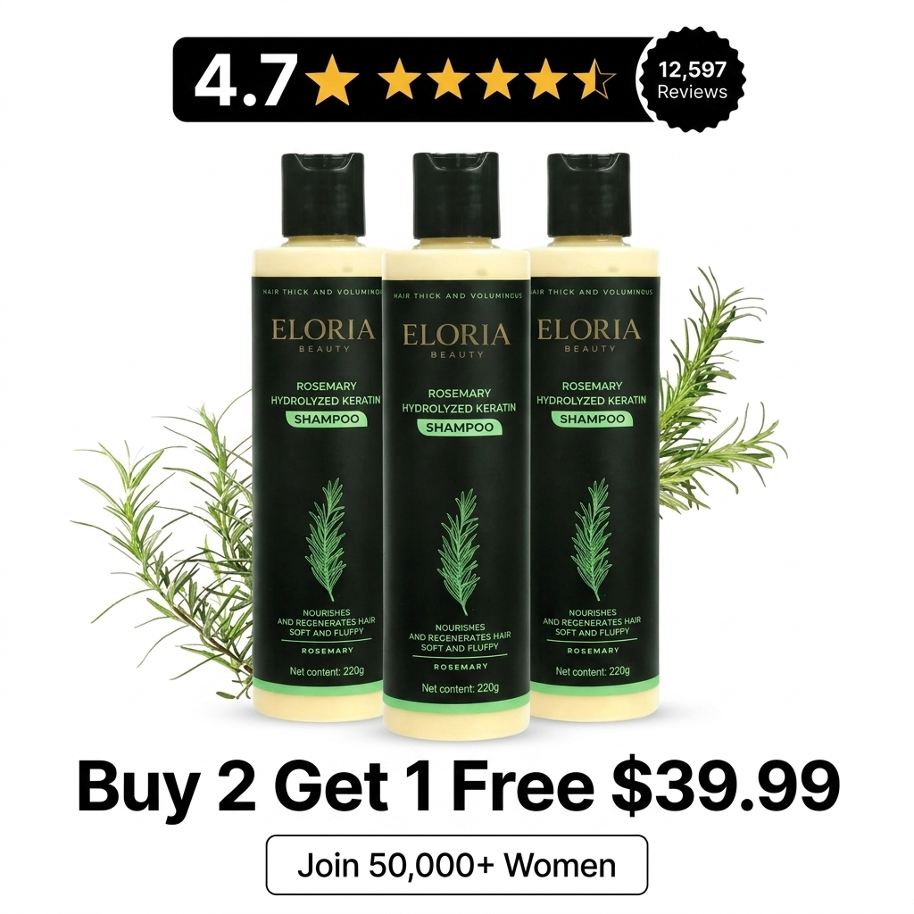 Madison Rose Facebook ad: Nourish Your Hair Naturally