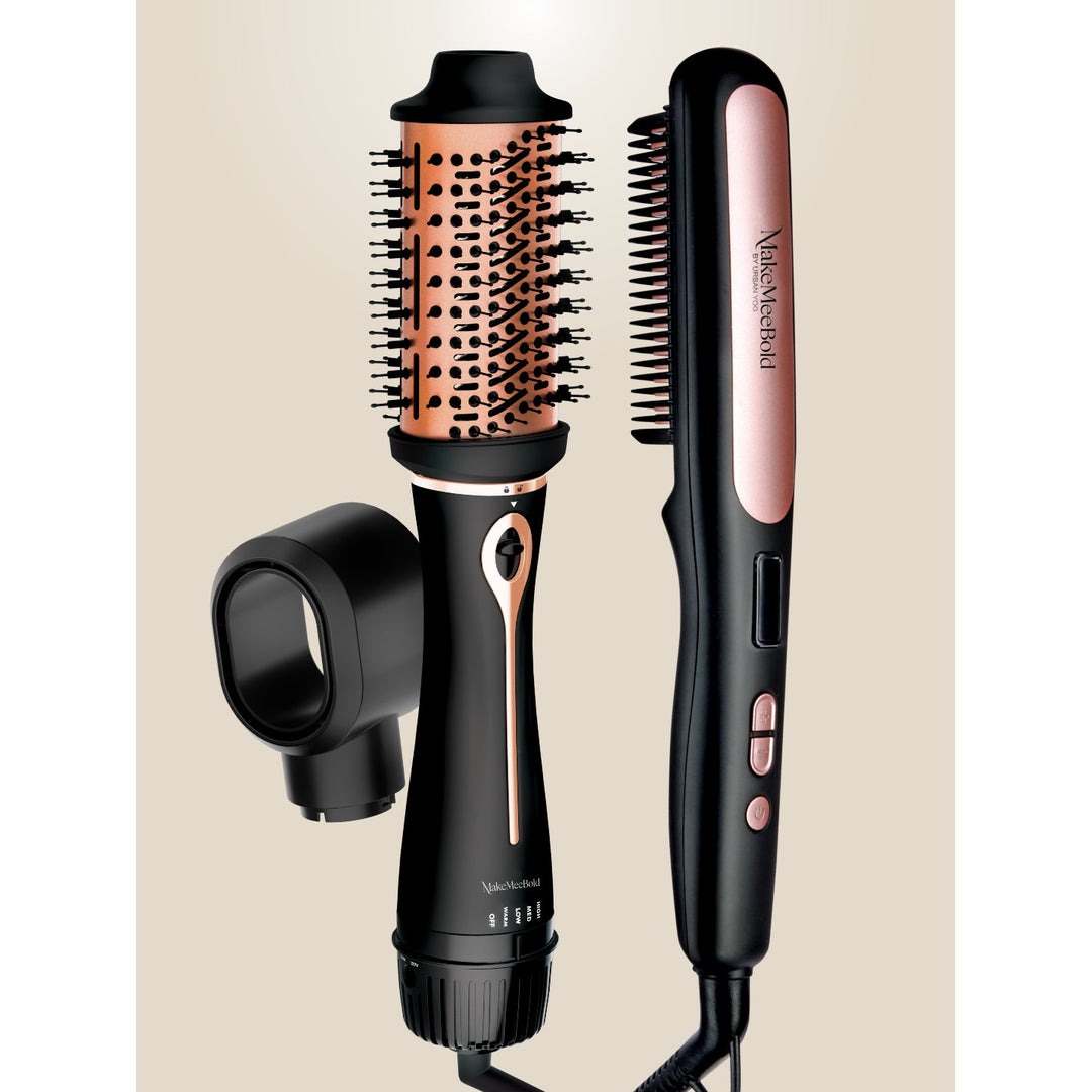 MakeMeebold Hair Styling Facebook ad