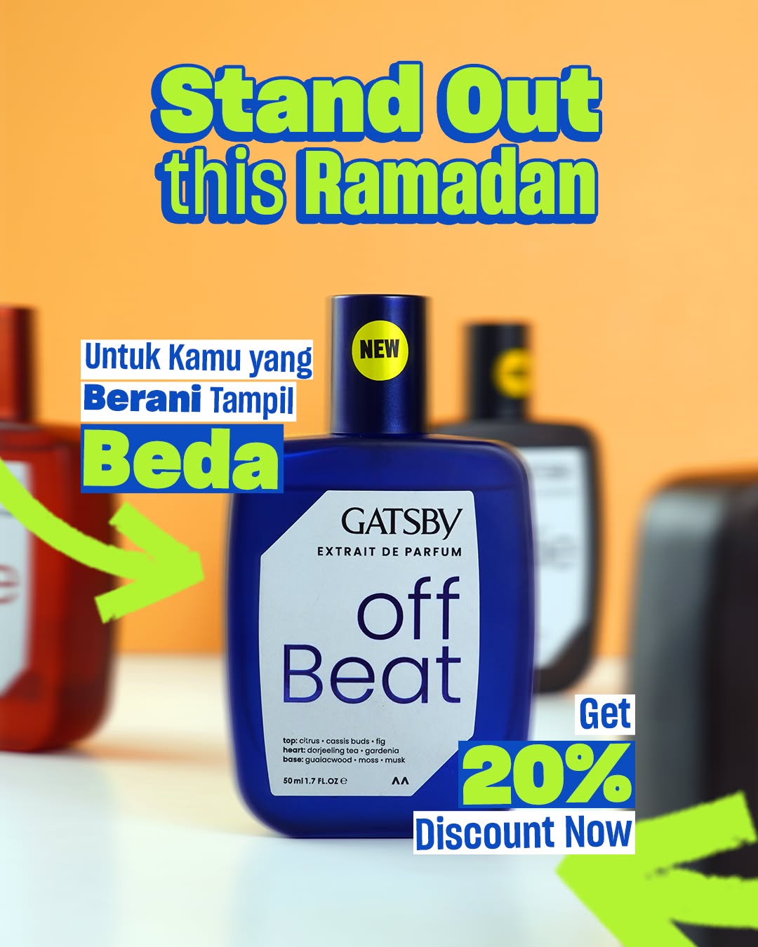 GATSBY Facebook ad: Stand Out This Ramadan