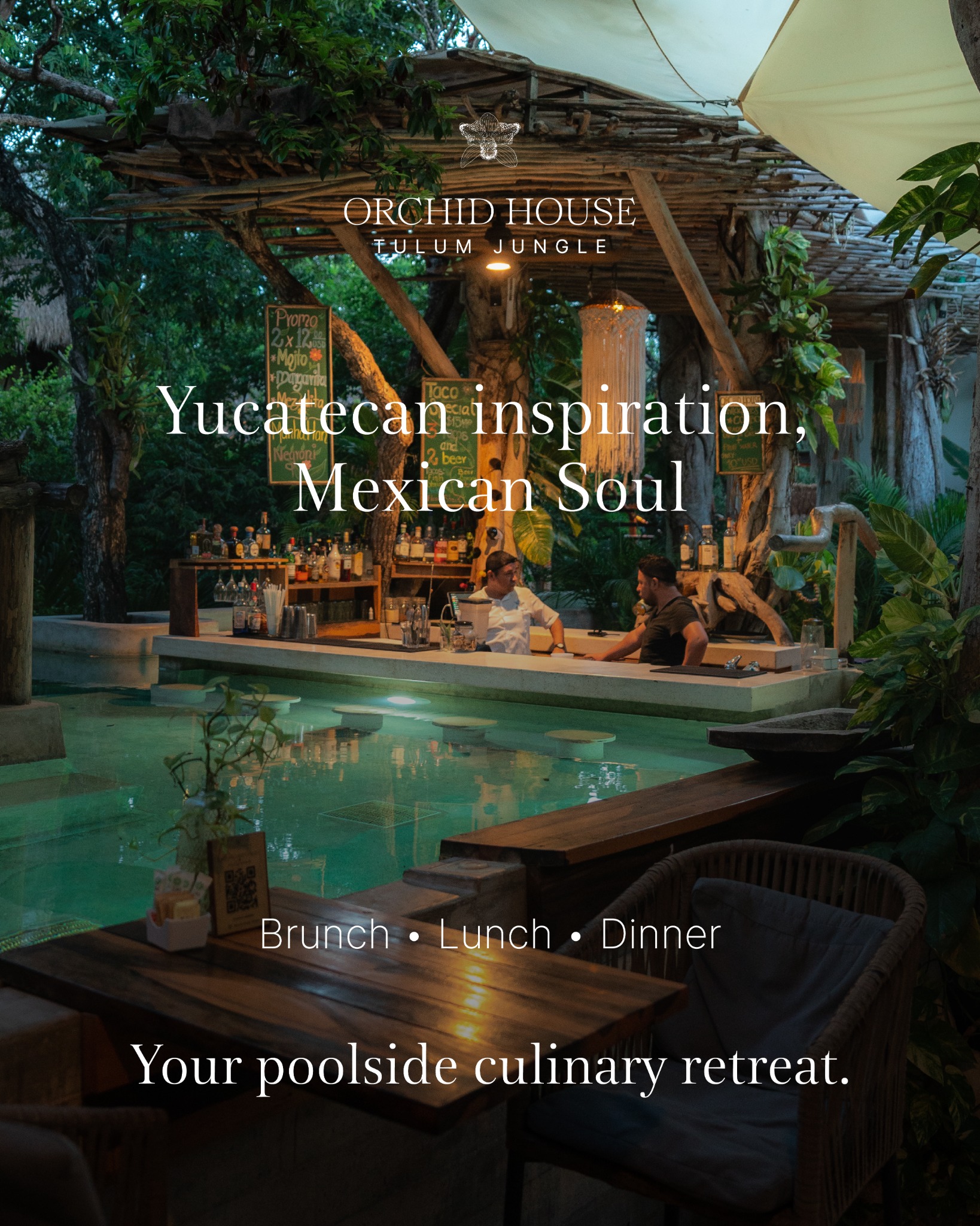 Orchid House Tulum Facebook ad from Feb 13, 2026