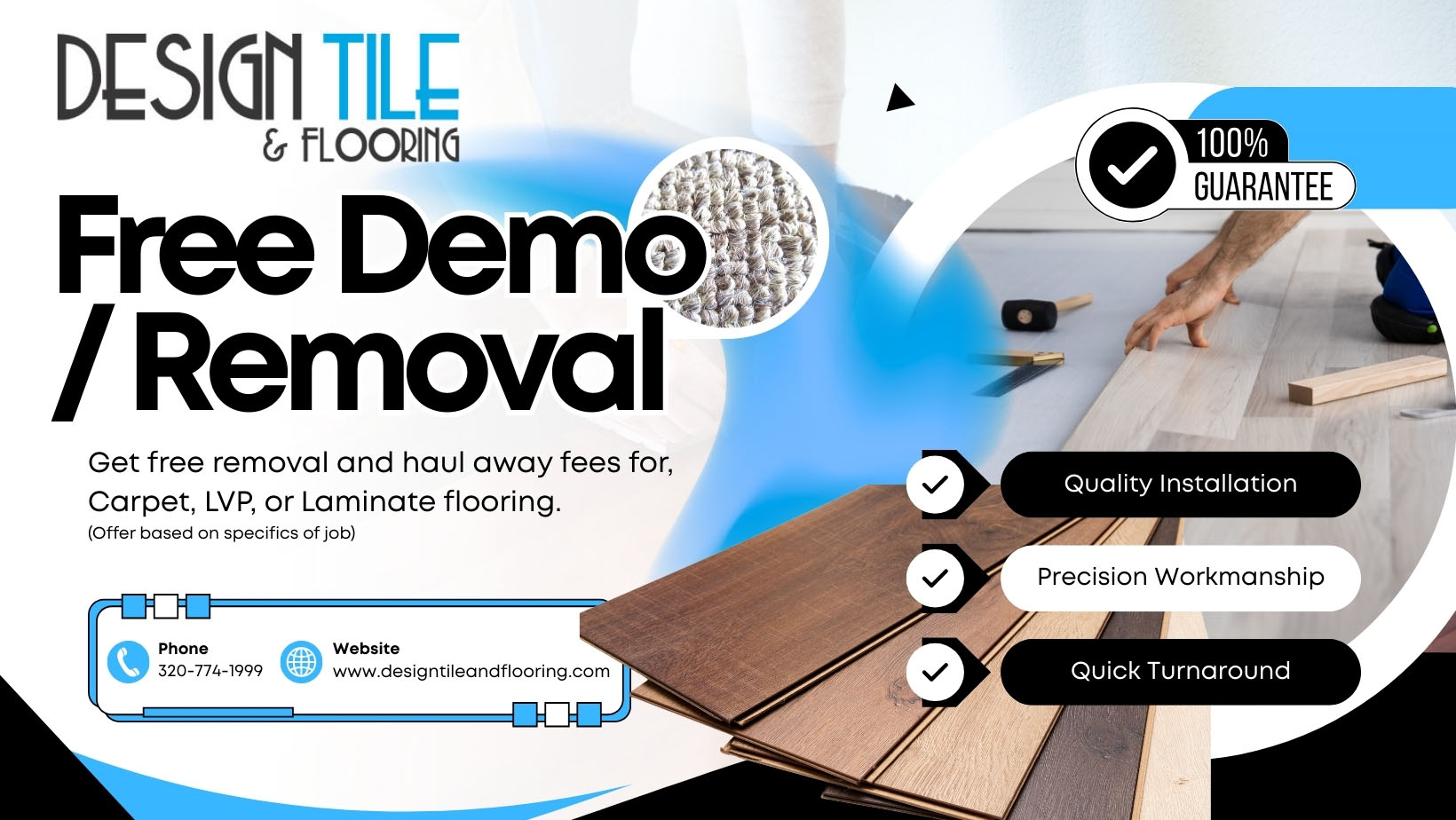 Design Tile and Flooring Facebook ad