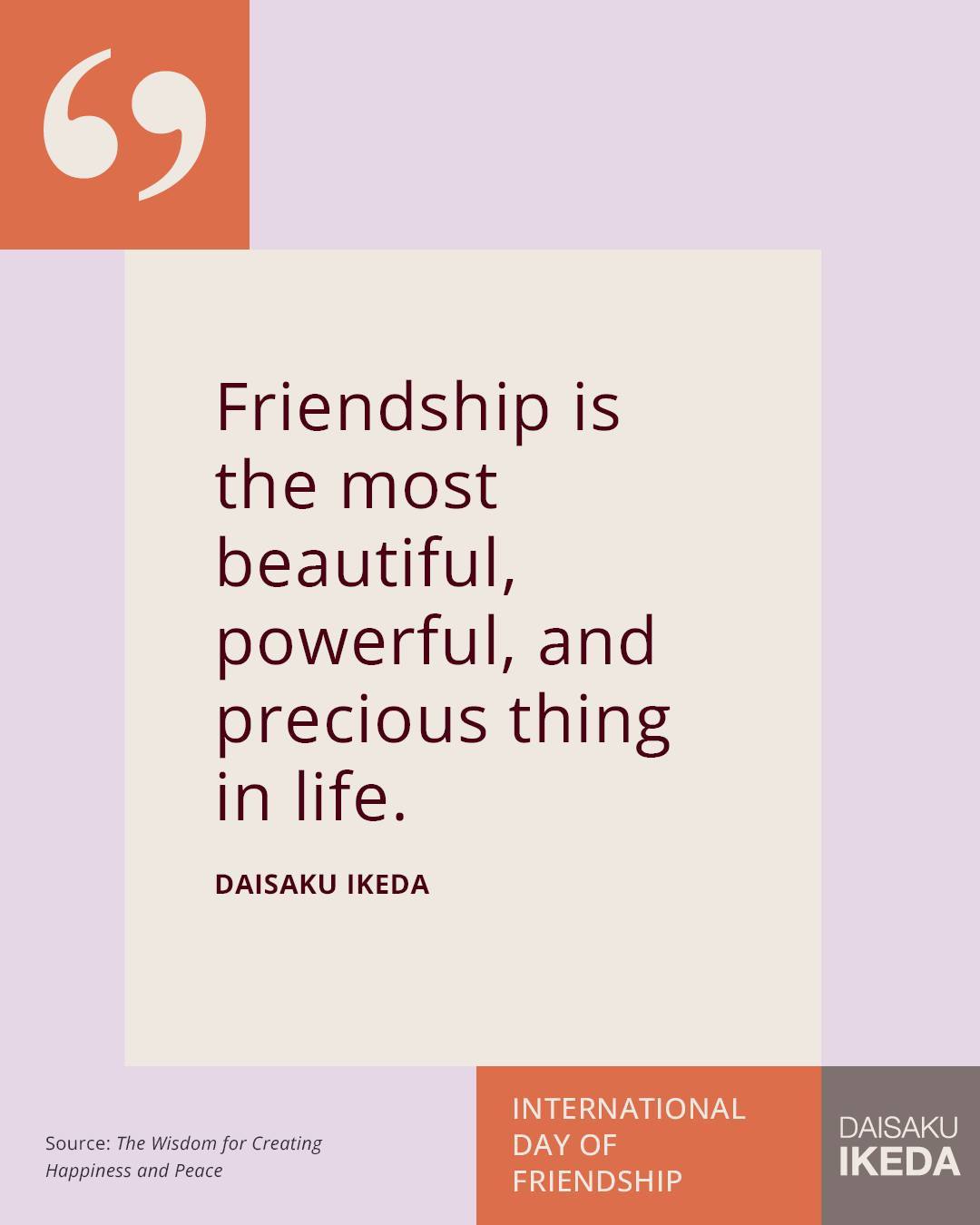 Daisaku Ikeda Facebook ad: The excerpts from Daisaku Ikeda reflect on how…