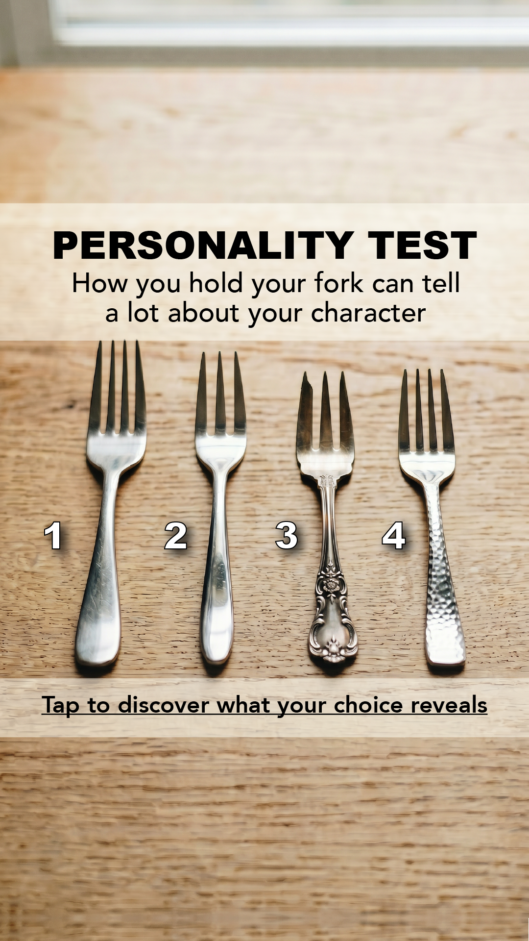 Personality Type Facebook ad