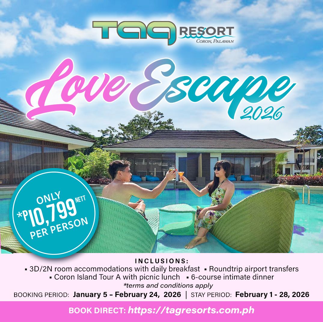 TAG Resort Coron Palawan Facebook ad: 1st deal for the year alert!