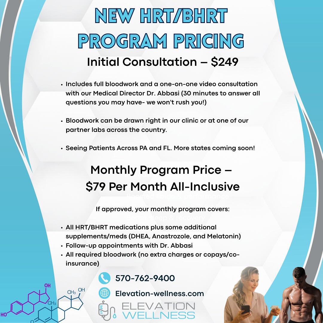 Elevation Wellness Facebook ad: Big News - New Program Pricing!